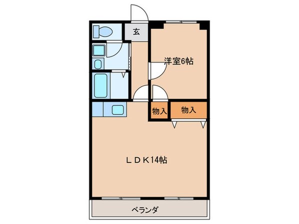 ガーデンヒルズの物件間取画像